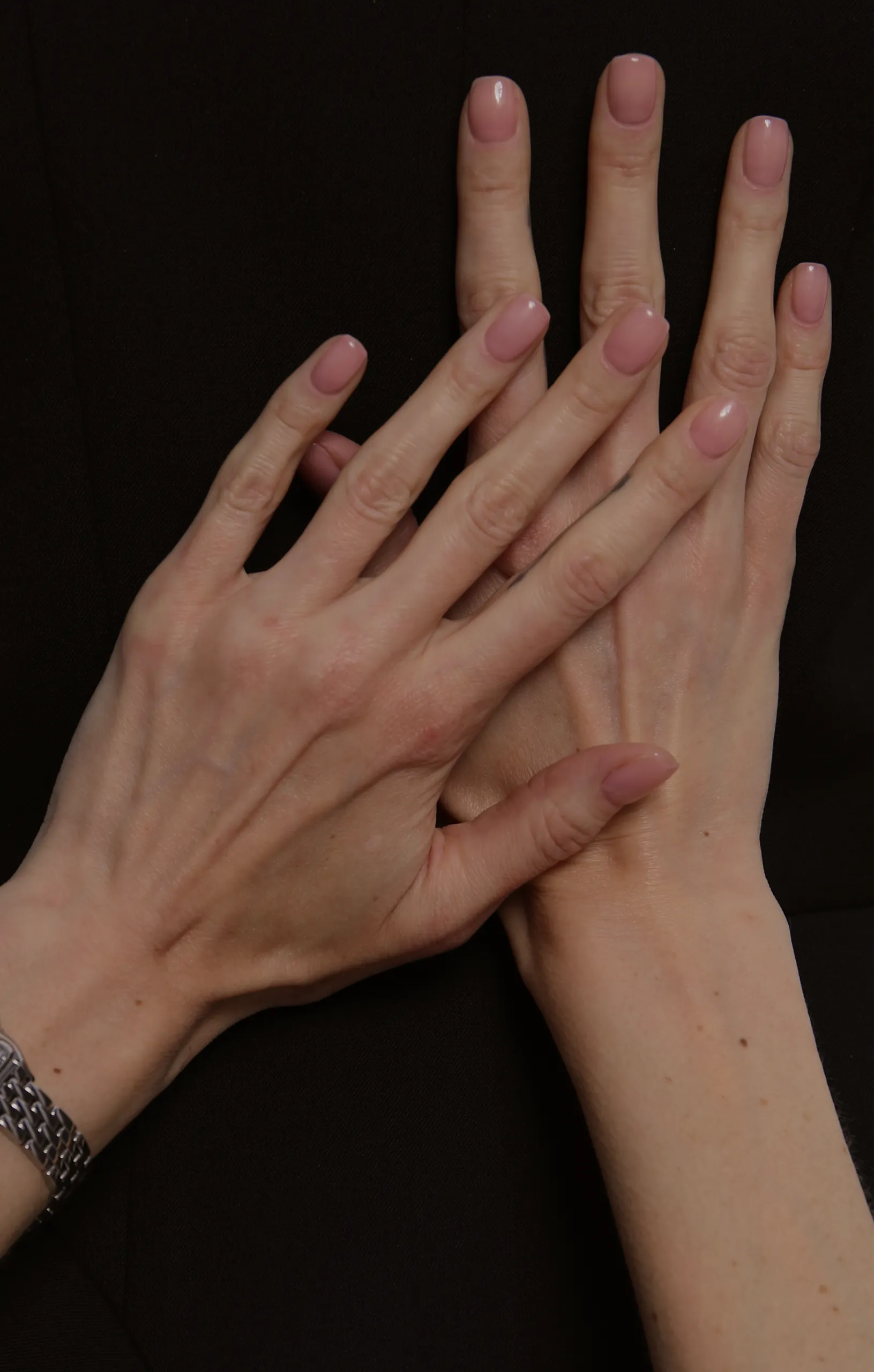 nails with e-file manicure